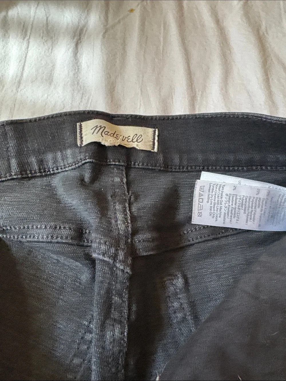 Madewell black bootcut